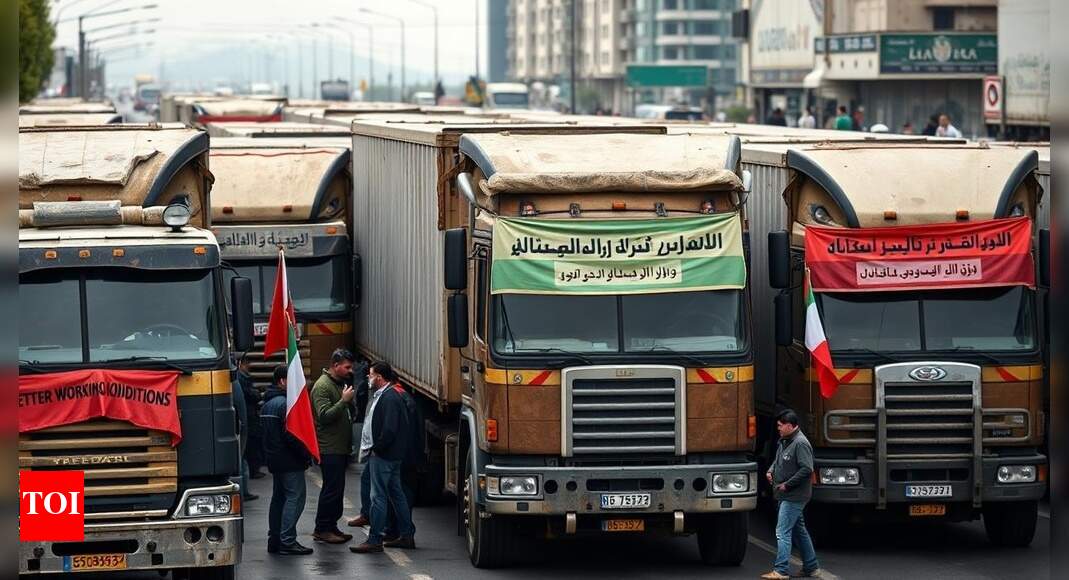 Truck drivers across Iran continue rare strike for sixth consecutive day