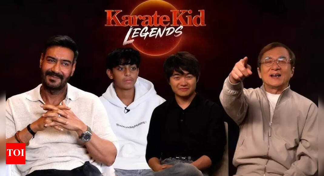 Ajay Devgn and Jackie Chan discuss action and crossover ahead of 'Karate Kid: Legends' release: 'Everybody in Bollywood knows how to dance'