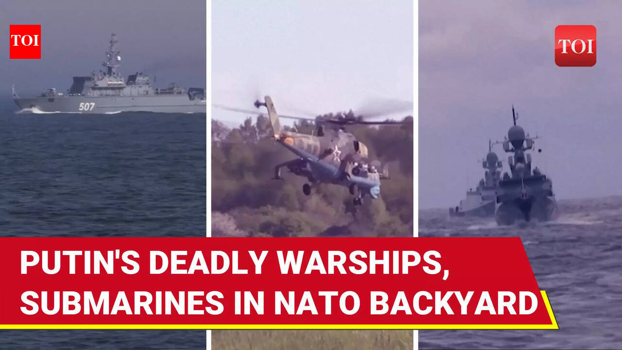 Putin To Attack NATO From Sea? Russia Deploys Warships Choppers & Anti ...