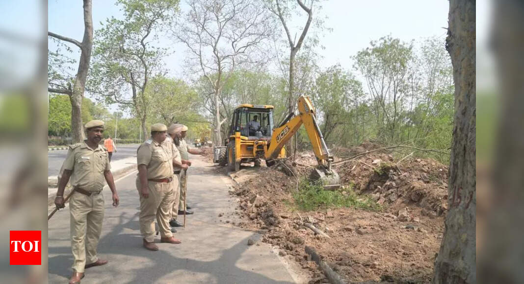 Railway Reclaims Land in Prayagraj Anti-Encroachment Drive