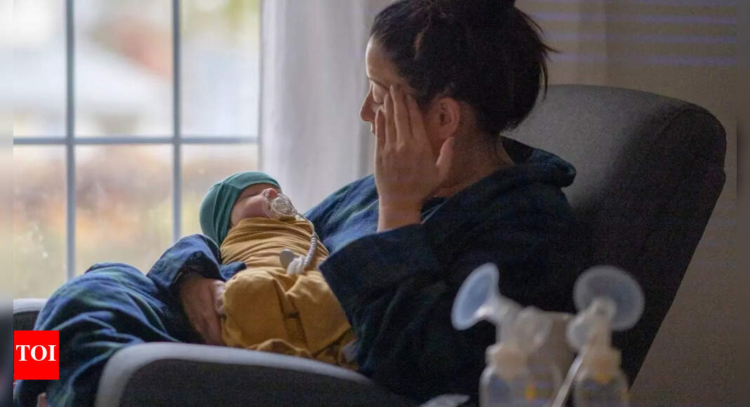Mothers and Mental Health: Study finds shocking data for Moms' mental health in the US | - Times of India
