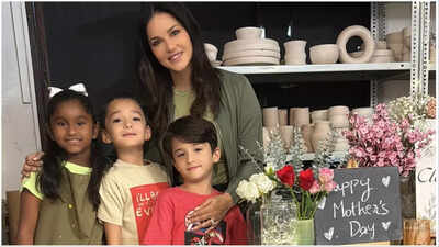 Sunny Leone: My children do not usually say much about what I get unless I go out with a low cut dress