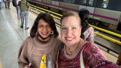 ‘Metro Mentor’ moment: Kiran Mazumdar-Shaw ditches car, hops on Bengaluru Metro with Exxon Mobil’s ‘Iron Lady’; calls ride ‘quick way to avoid traffic’