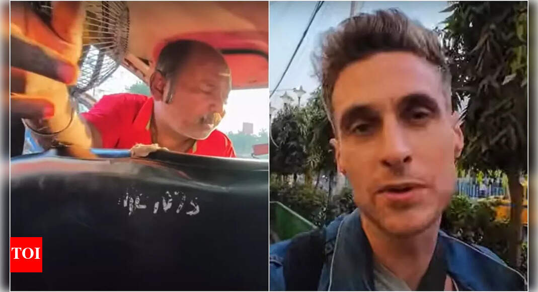 'Will break his bones': Kolkata taxi driver harasses and scams American YouTuber - watch viral video
