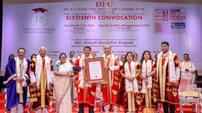 Dr. D. Y. Patil Vidyapeeth (DPU) celebrates its 16th convocation ceremony in Pune