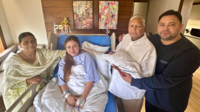 Lalu Prasad names Tejashwi Yadav’s newborn son ‘Iraj Lalu Yadav’; says ‘a blessing on Bajrang Bali’s day’