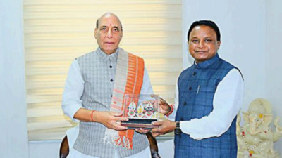 Odisha CM Mohan Charan Majhi, defence minister Rajnath Singh discuss state's growing role in strategic, defence infrastructure