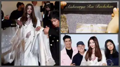 Aishwarya Rai Bachchan shares BTS glimpse from Cannes 2025 with Abhishek Bachchan's 'Tere Bina' playing in the background; poses with Aaradhya - WATCH