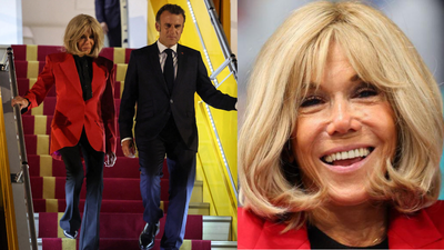  Lip reader reveals what French First Lady told Emmanuel Macron after shoving him