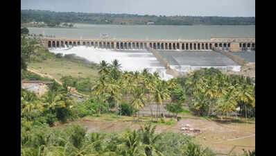 KRS dam sees significant rise in water level