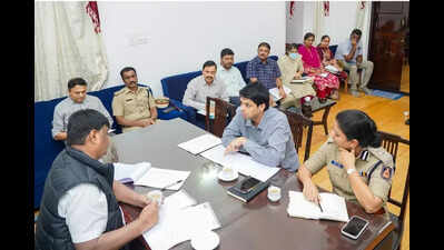 Be vigilant, district minister tells officers