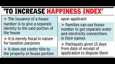 Goa govt simplifies process for bifurcation of house nos.