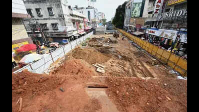 GCC constructs exit ramp on T Nagar flyover
