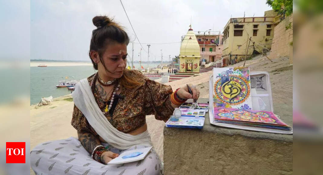 French Woman Finds Peace and Faith in Varanasi, India