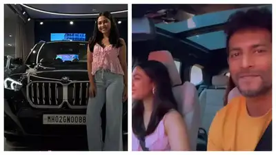Laughter Chefs fame Reem Sheikh buys an expensive luxury car; takes good friend Sehban Azim on a drive