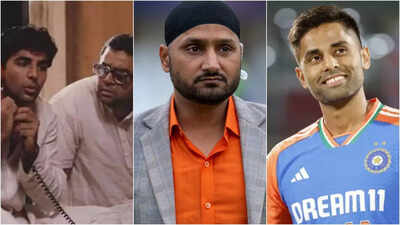 Paresh RavalはHera Feri 3から出てきたので、Harbhajan SinghはBakhayaの女性が次のようにSuryakumar Yadavを提供しています。ヒンディー語映画ニュース – タイムズオブインド