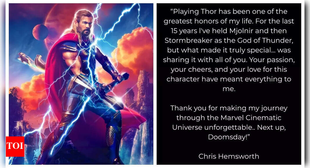 Chris Hemsworth bids emotional farewell to Thor after 15 years; sparks rumours of the God of Thunder's DEATH in 'Avengers: Doomsday'