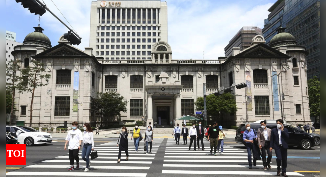 South Korea's central bank cuts borrowing costs to nurse the sluggish economy