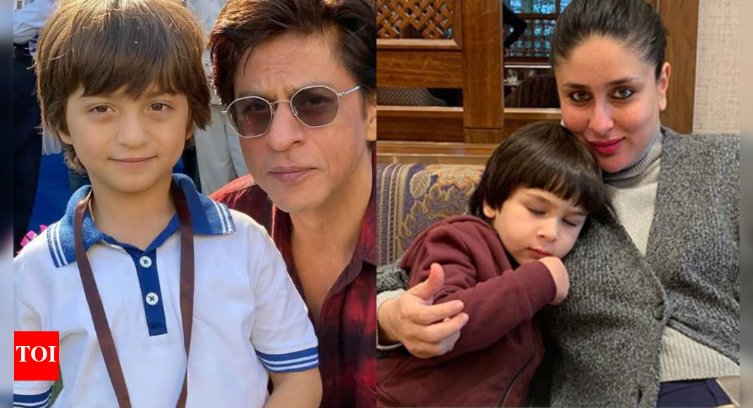 When Shah Rukh Khan told Kareena Kapoor their kids AbRam and Taimur should work together in films: ‘They’re both very good looking’
