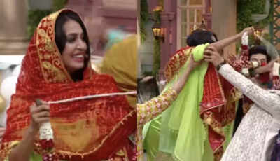  Krushna Abhishek and Kashmera Shah re-create their wedding scenes on the comedian’s birthday; Rahul Vaidya dedicates a song to him