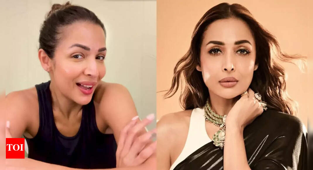Malaika Arora’s Rubber Band Hack for Facial Puffiness