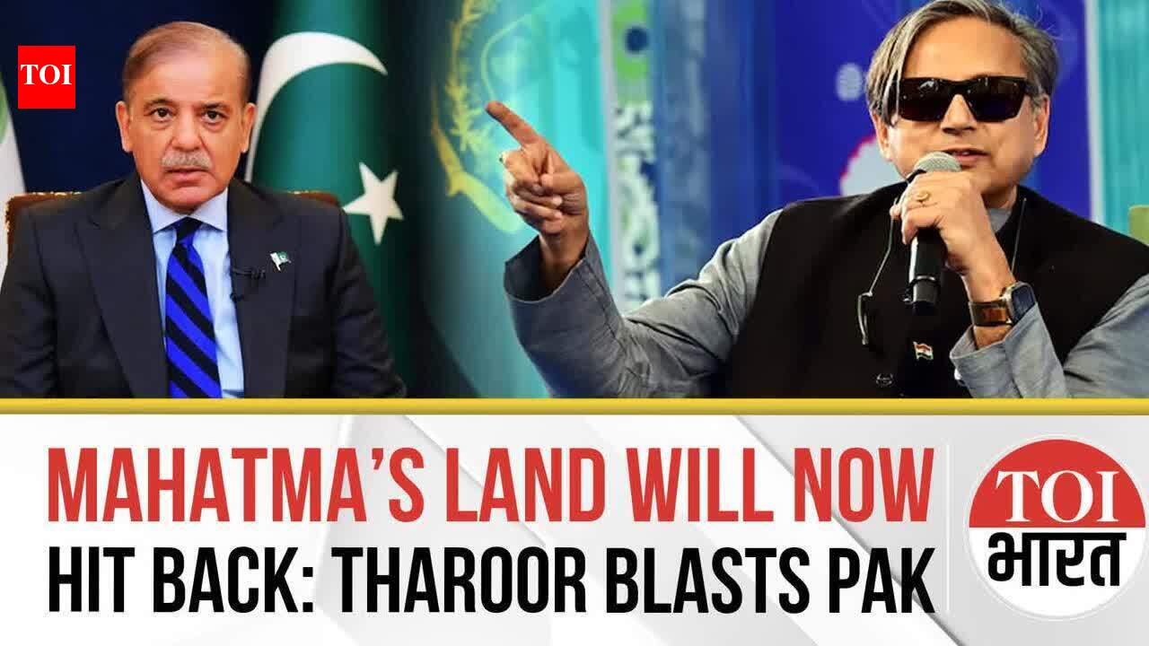 'Won't Turn The Other Cheek Like Mahatma Gandhi': Tharoor Slams ...