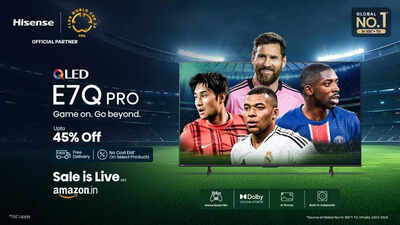 Hisense E7Q Pro QLED Smart TV with 144Hz refresh rate, Dolby Vision Atmos debuts in India