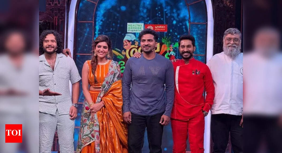 Cooku With Comali 6 Welcomes Vaibhav, Athulyaa and Manikandan