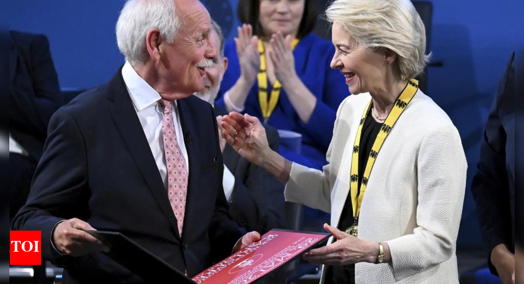 Ursula von der Leyen Honored for European Unity Efforts