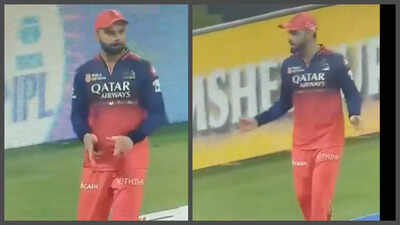 Virat Kohli grooves to ‘Akhiyon Se Goli Maare’ in full Govinda style at IPL match; fans go wild - WATCH video