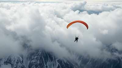  Chinese paraglider swept to 29,000 feet with no oxygen