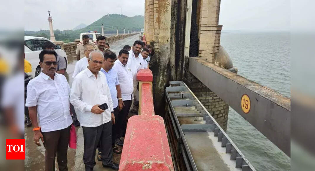 Tungabhadra Dam Storage Limited Due to Gate Repair