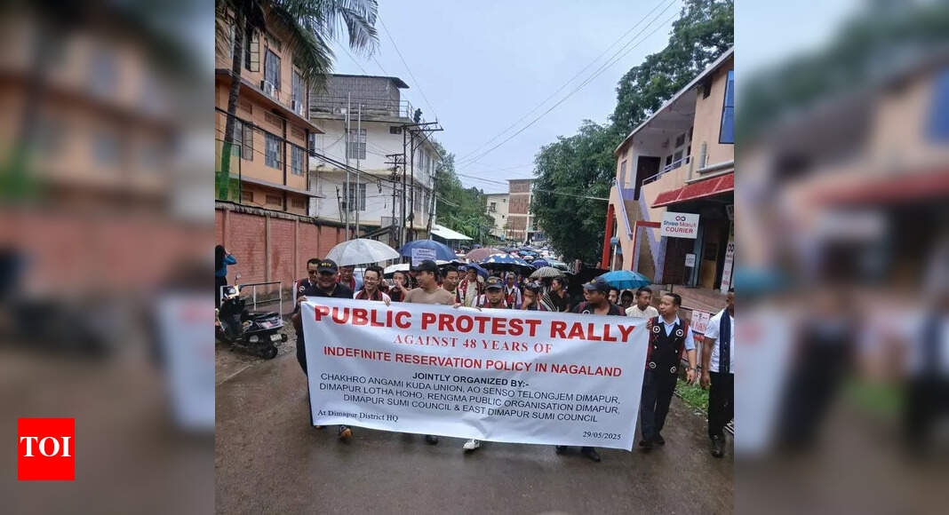 Naga Tribes Protest Job Quota Policy in Nagaland