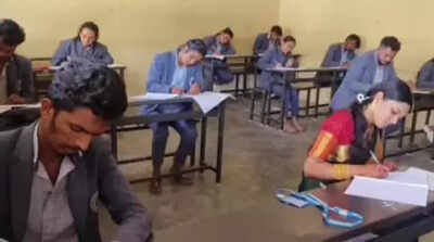 BBA student writes final-year exam hours before her wedding in Hassan