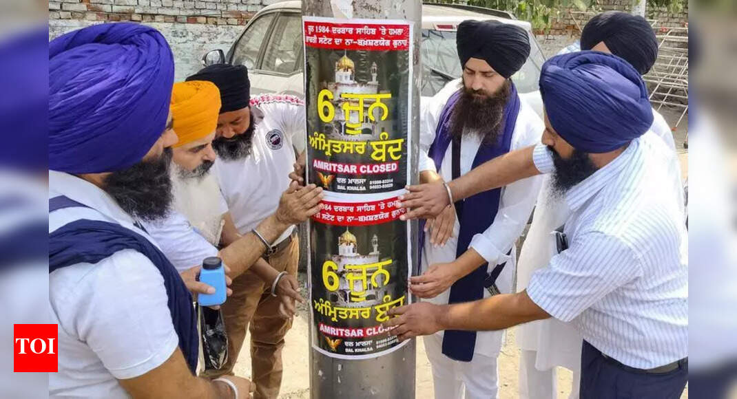 Dal Khalsa Calls for Shutdown to Observe Operation Bluestar Anniversary