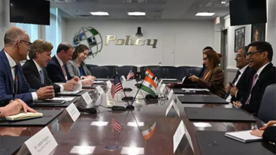 Foreign secretary Vikram Misri, Dy NSA Pavan Kapoor meet US under secretary of defence Elbridge Colby