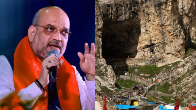 Amit Shah  tells security forces to maintain utmost vigil during Amarnath Yatra