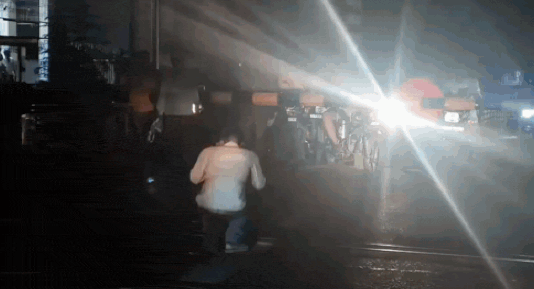 Railway Employee Punishes E-Rickshaw Driver for Crossing Tracks