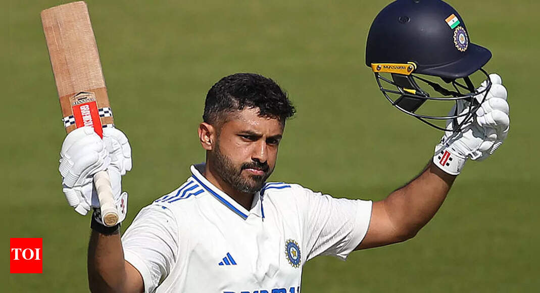 IND A vs ENG Lions Live: Karun Nair nears double century