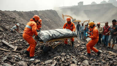 Щонайменше двоє людей загинули, і вісім людей зникли після того, як індонезійський кам’яний кар’єр розвалився, заявили чиновники