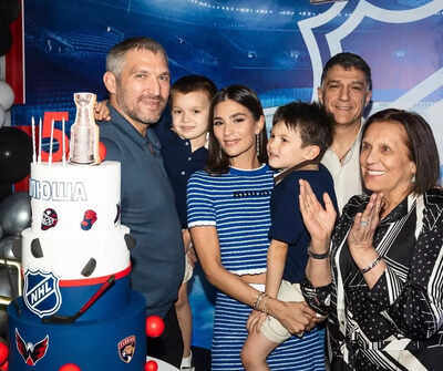  Anastasia Shubskaya shares pictures from son Ilya Ovechkin's birthday bash