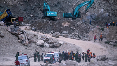 Officials say at least 8 people are dead and 8 are missing after stone quarry collapse in Indonesia