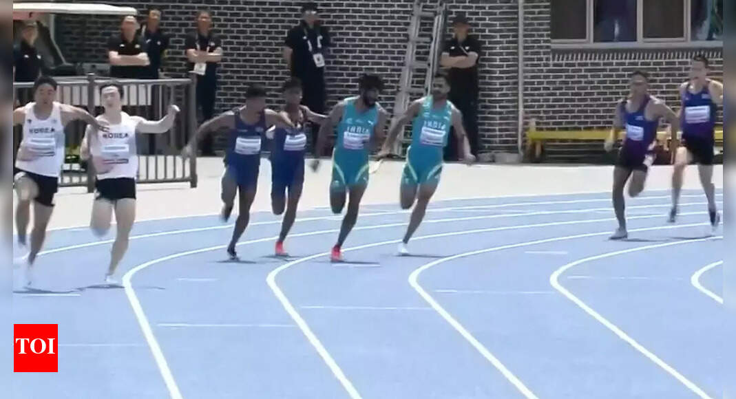 EXPLAINED: Why India's men’s 4x100m relay team was disqualified at Asian Athletics Championships