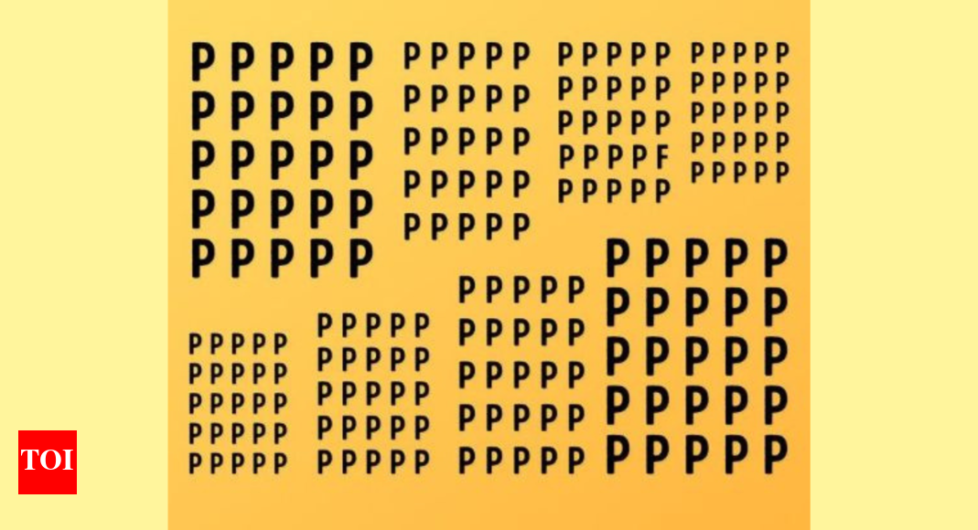 Optical Illusion: Do you have sharp eyes to find the odd alphabet in this picture?