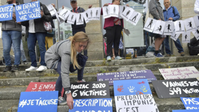 In France, survivors of pediatric sexual abuse seek change