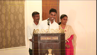 Pollachi auto driver’s son selected as sub-lieutenant in Indian Navy