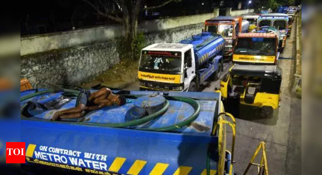 Chennai Metrowater Tanker Operators to Strike Over Contract Delays