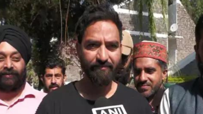 File photo: Jammu and Kashmir’s lone AAP MLA, Mehraj Malik (Picture credit: ANI) FIR against J&K AAP MLA for threatening woman doctor
