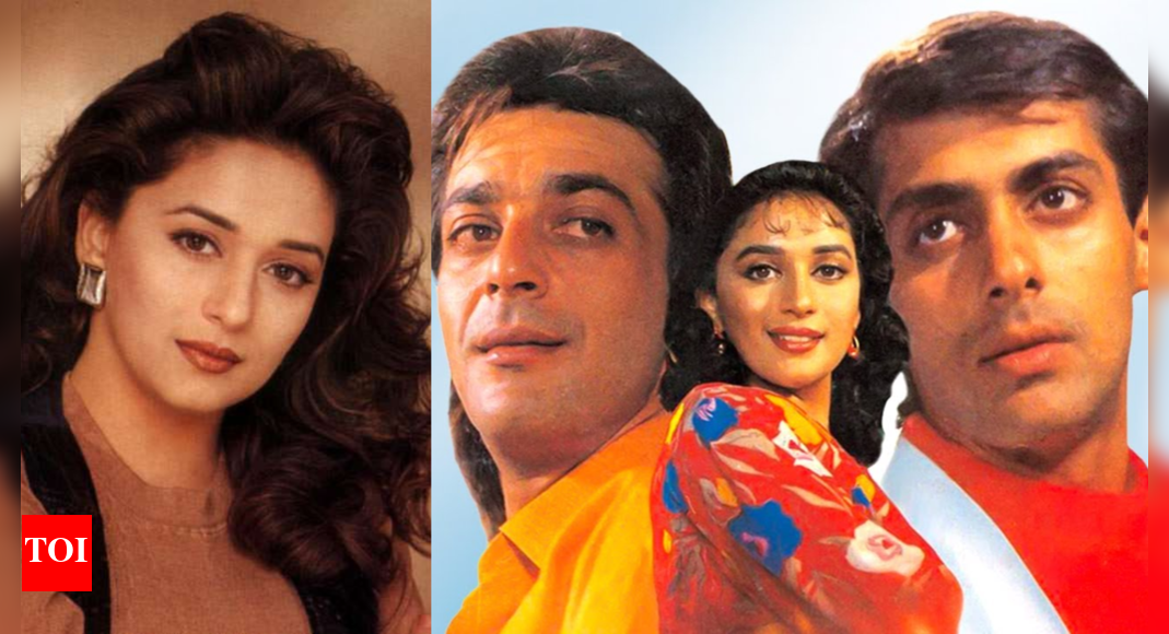 When Madhuri Dixit was warned against doing the Salman Khan and Sanjay Dutt Starrer 'Saajan' for THIS reason
