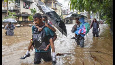 Incessant rain batters Assam, Guwahati hit by severe waterlogging; red alert issued